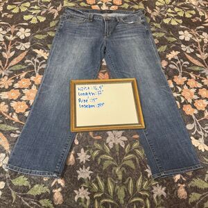 Lucky Brand Sweet Crop Jeans – Medium Wash | Low Rise Cropped